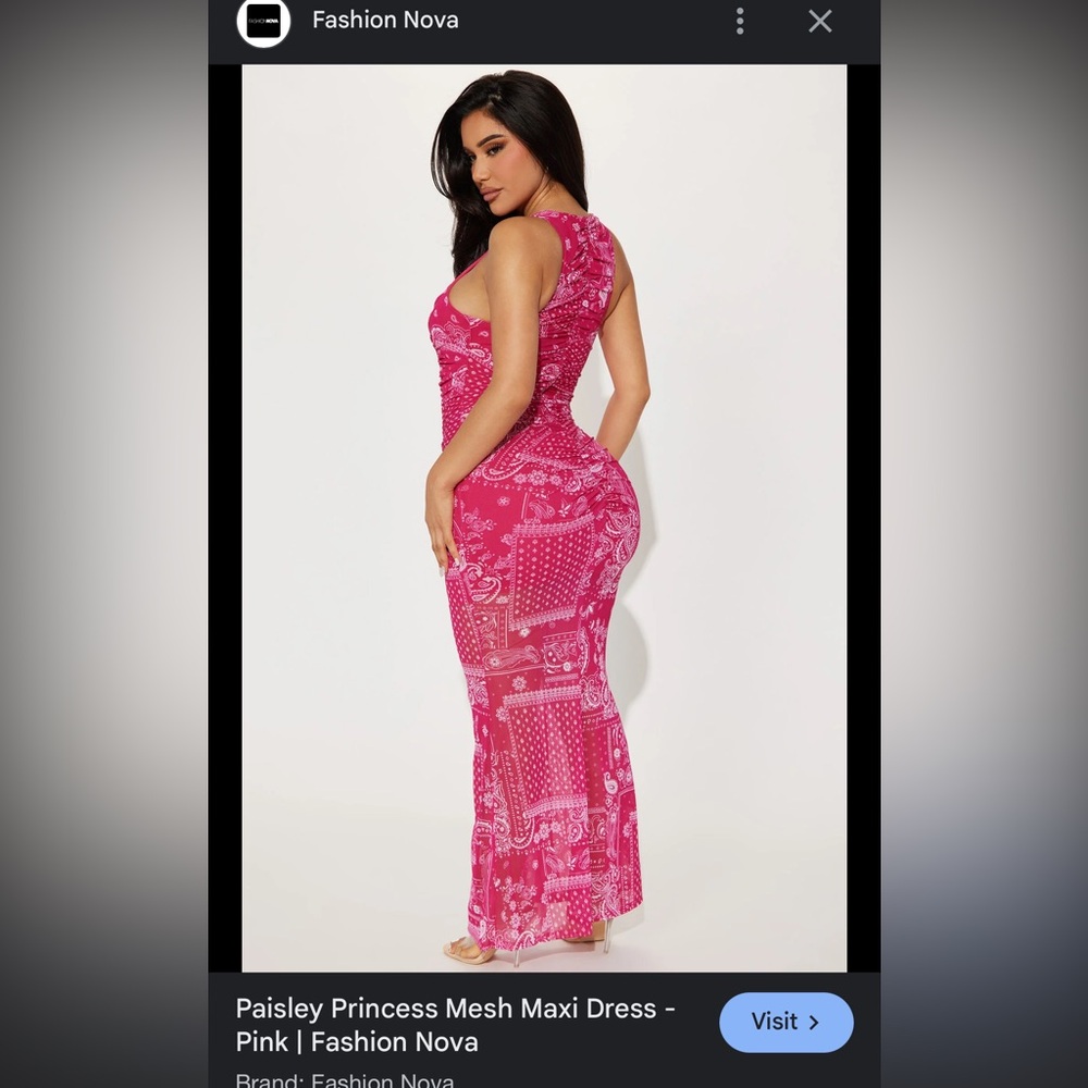 Paisley princess mesh dress - out of stock on fashion nova